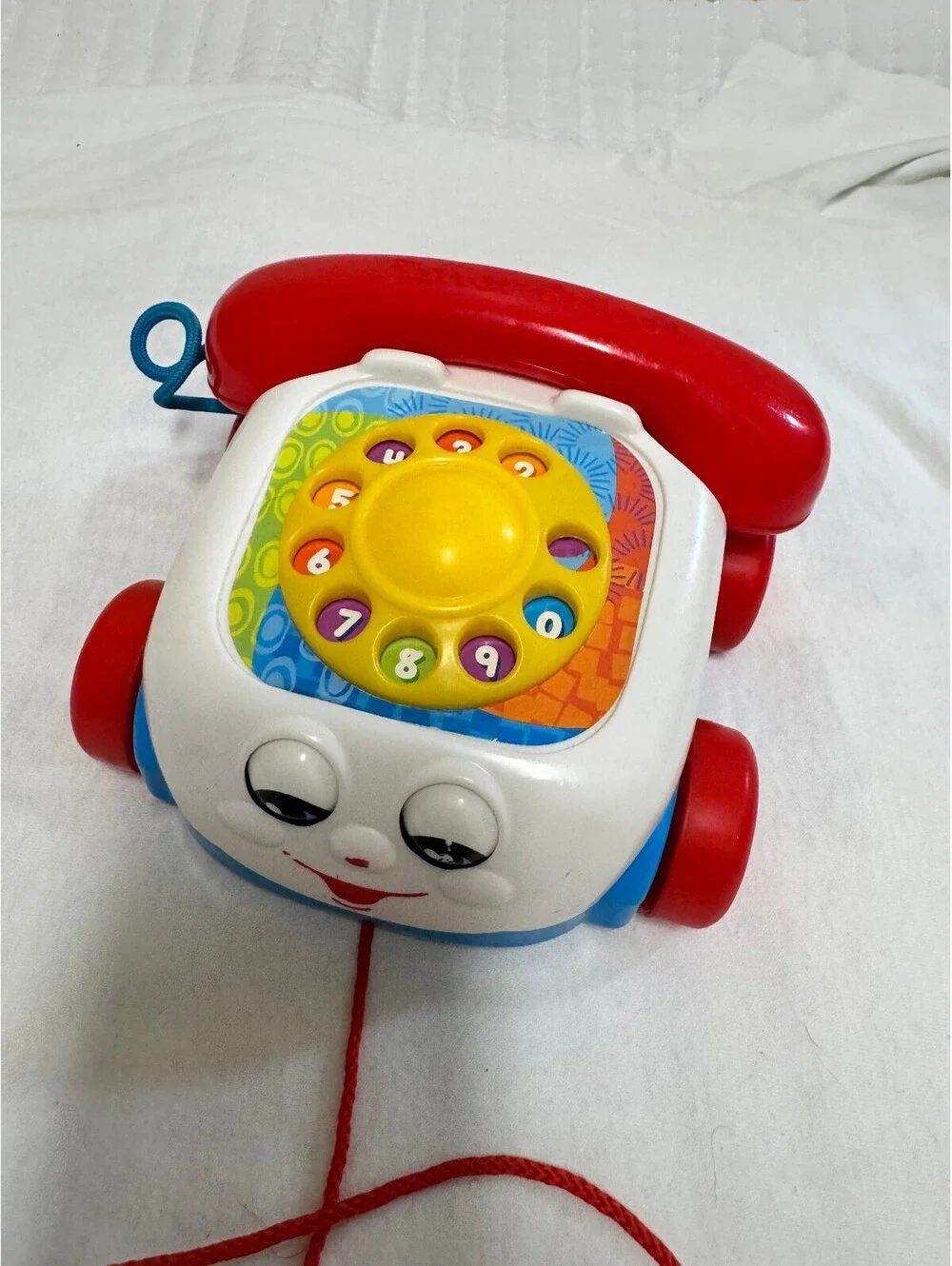 Fisher-Price Chatter Telephone Pull Toy 77816 M2118 Plastic 2000